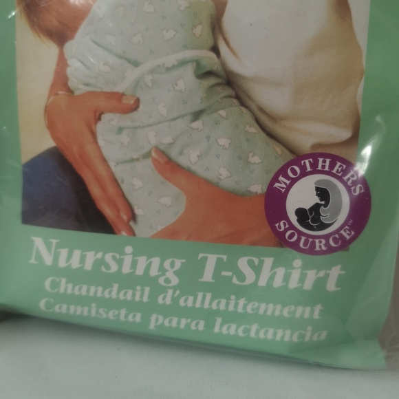 Set of 2 Mothers Source Nursing T-shirts Size XXL Raspberry & Cafe Colours, New - Picture 2 of 7